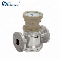 LC electronic display positive displacement diesel oval gear flow meter