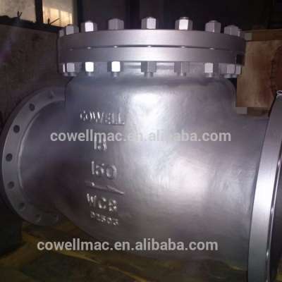 casting steel swing check valve 2" 3" 4" 8" 18" class150 class300 class900 class1500