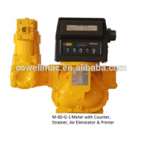 diesel stock tank unload flow meter counter