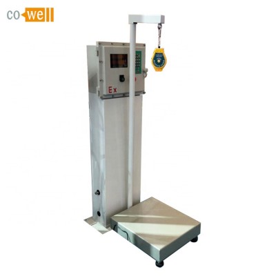 Cowell lpg gas filling machine scale